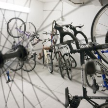 Convenient, private ground-level bike storage.